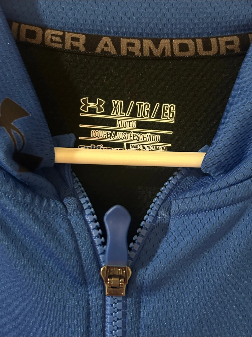 Under Armour Royal Blue Long-Sleeve Quarter-Zip Pullover